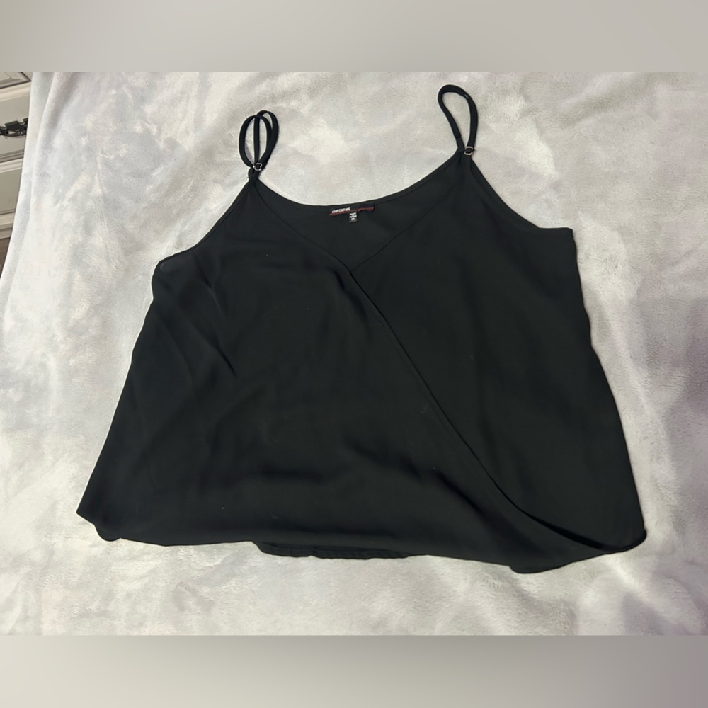 Love culture causal black tank top size M
